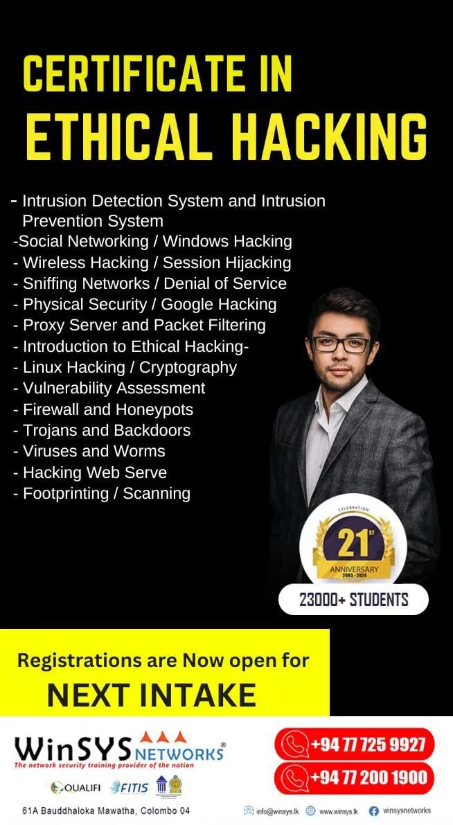 Certificate in Ethical Hacking