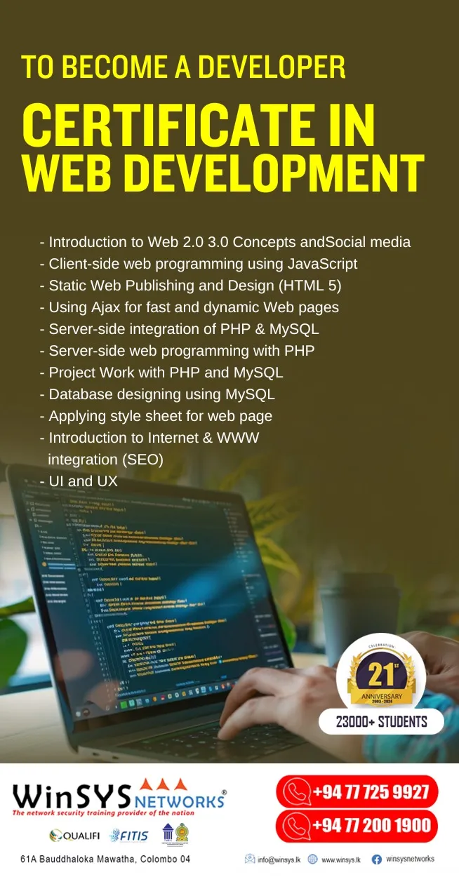 Certificate in Web Development