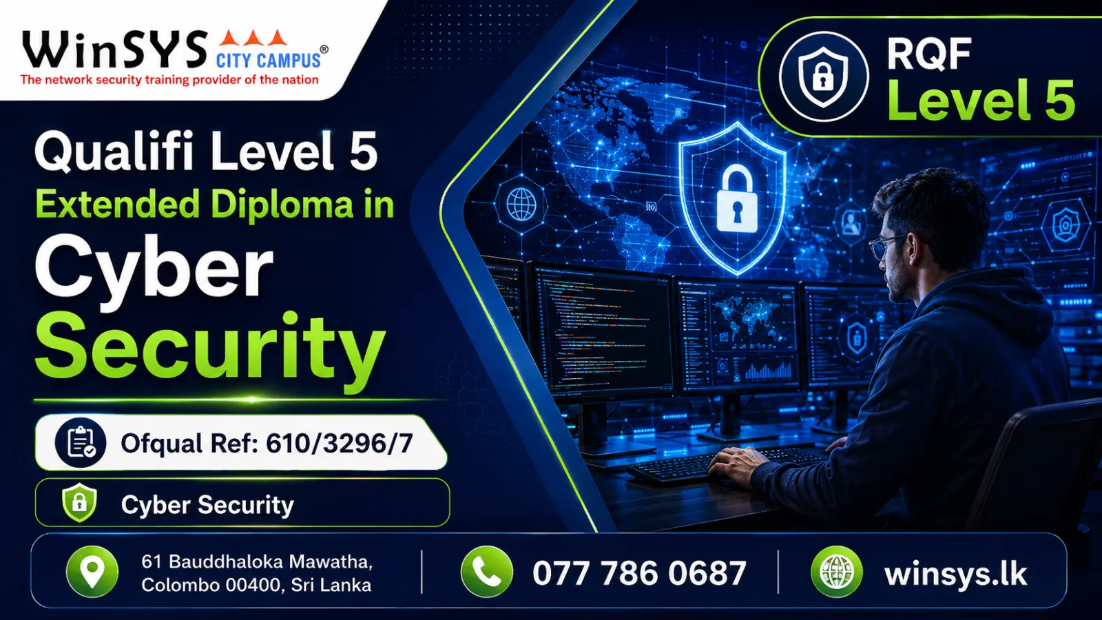 Qualifi Level 5 Extended Diploma in Cyber Security