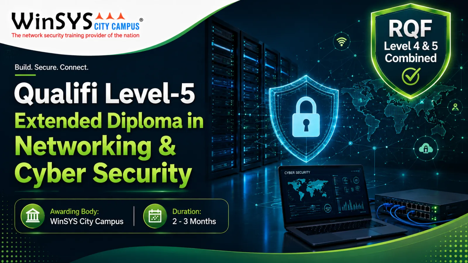 Qualifi Level-5 Extended Diploma in Networking & Cyber Security