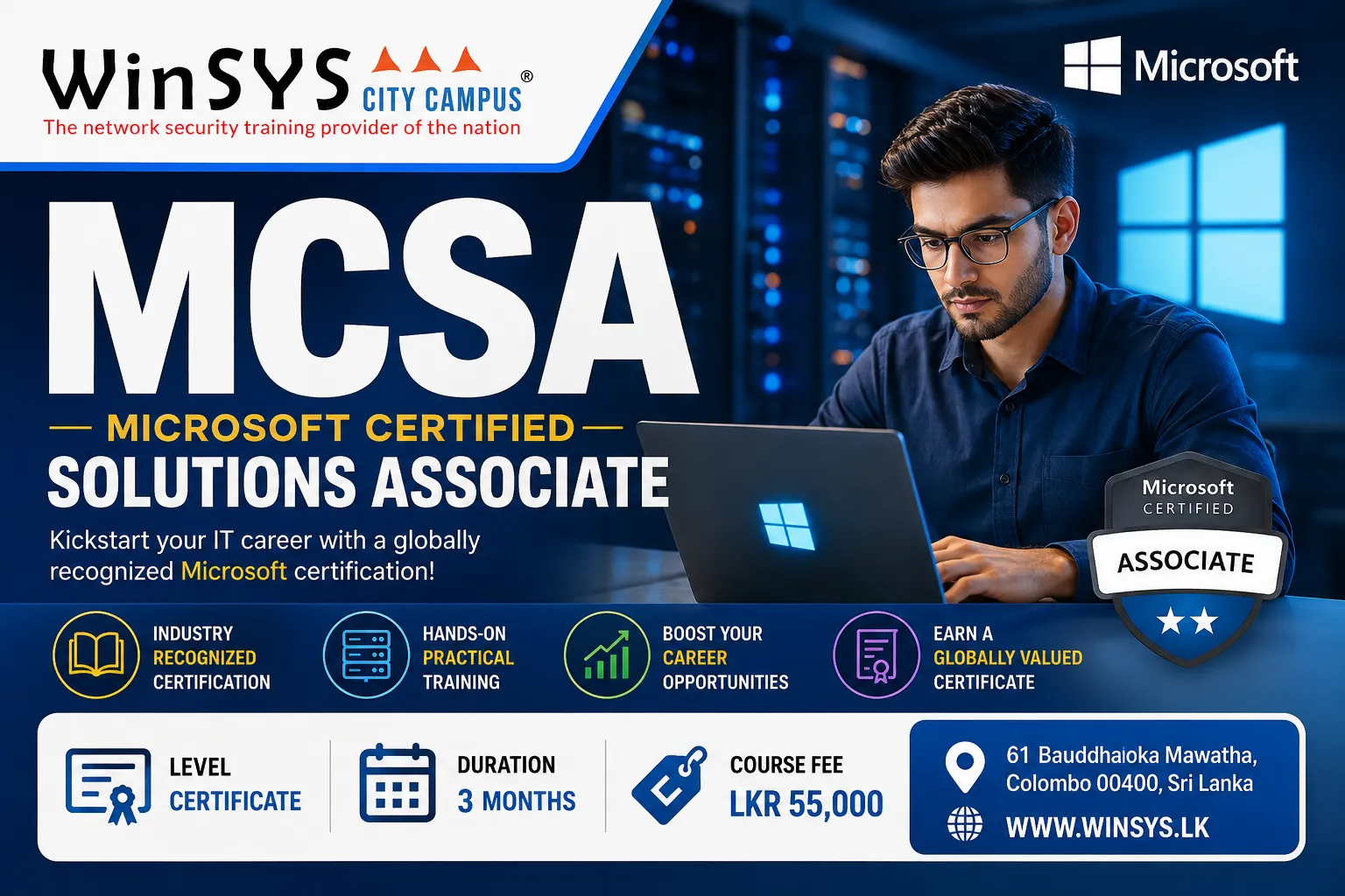 MCSA — Microsoft Certified Solutions Associate