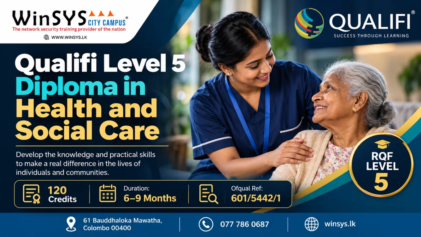 Qualifi Level 5 Diploma in Health and Social Care
