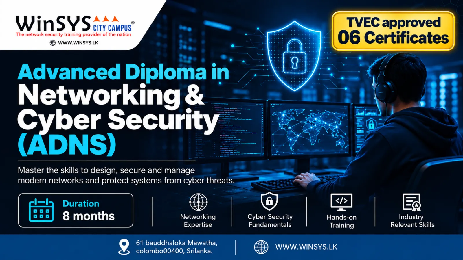 Advanced Diploma in Networking & Cyber Security (ADNS)